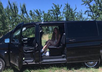 Excursion dans les Lavandes avec les mariés juste avant le Mariage