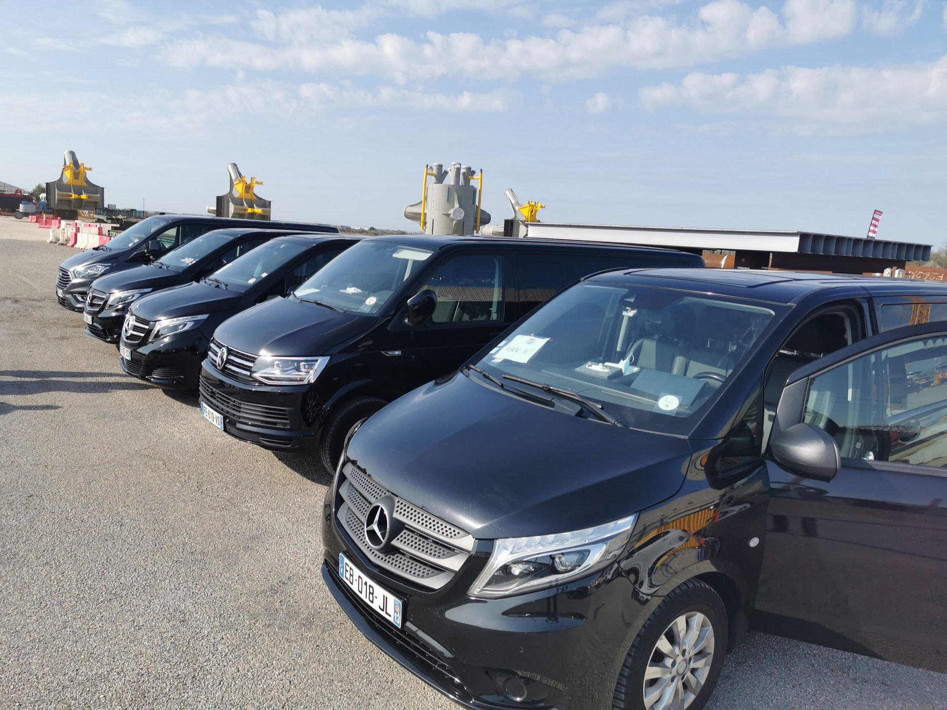 Devant le Dolce Fregate à Bandol